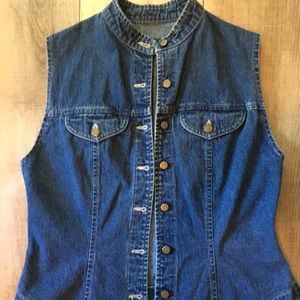 Vintage Lee Riveted Denim Vest